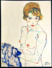 Egon Schiele, Lithographie Aus
