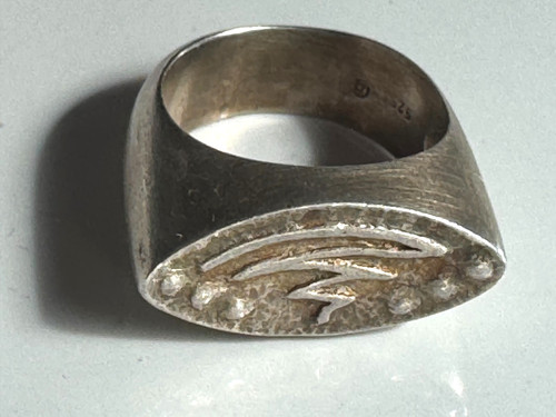 Ring bauhaus 925er silber - -,