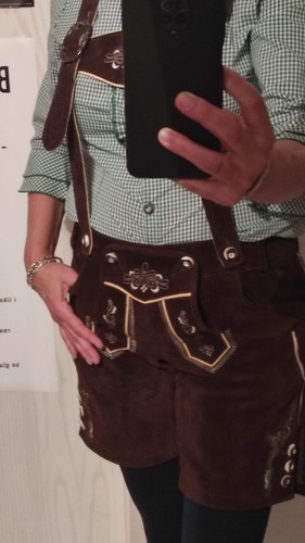 Damen trachten echtlederhose - damen,