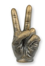 Eine gusseiserne Skulptur