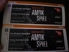 2x Tickets Amokspiel nach