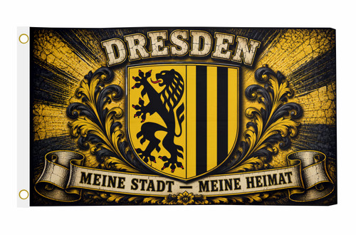 Fahne flagge dresden - dresden, meine