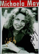 Original Autogramm Michaela May /// Autograph signiert signed signee May, 317719