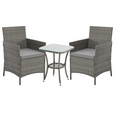 Gartenmöbelset 3-tlg. Rattan