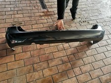 OPEL Astra G Caravan 1.6 Bj. 2001 Stoßstange Hinten Z266 Novaschwarz 