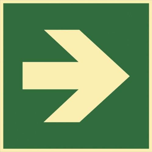 Schild richtungspfeil - ,