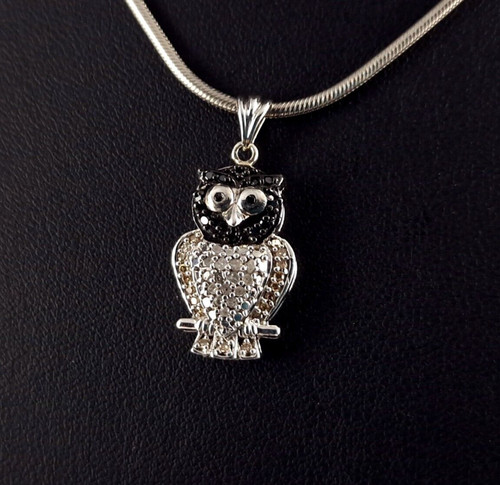 Anhänger silber 925 eule - anhänger,