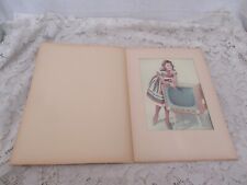 um 1960 Fernseher REKLAME Werbung DDR Vorstellung Mädchen mit Rafena Record 2