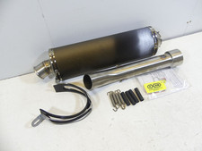 Aprilia RSV 1000 Mille/Tuono Auspuff EXAN oval, classic, schwarz MM2785