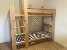 Team 7 Kinder Hochbett Etagenbett 90cm x 200cm Massiv Erle Holz Bett Waldorf Bed