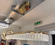 Gold Kristall Kronleuchter