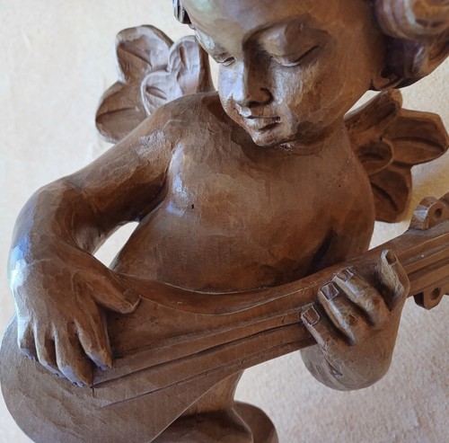 Holzfigur handgeschnitzt - holzfigur,,