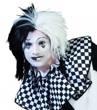 Perücke Harlekin Pierrot