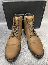 Neu Thursday Boot Company Herren Captain Schnürstiefel Terrakotta Größe 14