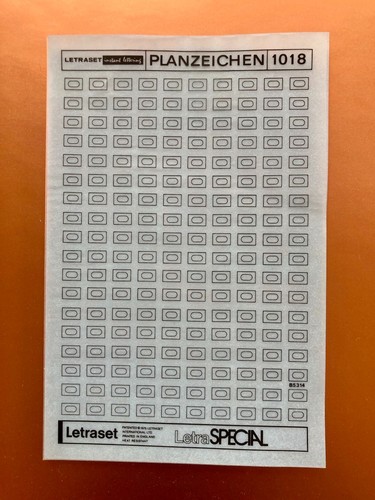 Letraset planzeichen 1018 - planzeichen,