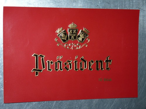 Präsident zigarren deckelbild - zigarren,