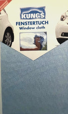 TOP Angebot 2er Set, KUNGS MIKROFASER  FENSTERTUCH 40 x 40 cm für klare Scheiben