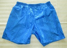 BLAUE SPORTHOSE - GLANZSHORTS
