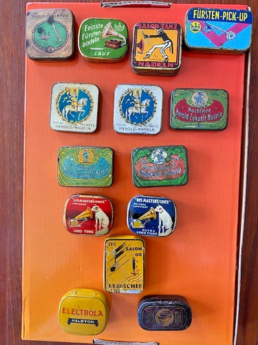 Blechdosen für grammophone - blechdosen,