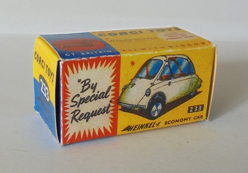 Repro box corgi - box, heinkel