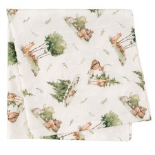 SANDER Wildlife Baumwoll-Mitteldecke Tischdecke Tischwäsche Floral Herbst