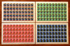 50 x Bund Nr. 800 - 803 LUXUS Bogen Satz postfrisch Jugend BRD 1974 Michel 350€