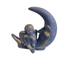 Blauer Engel auf Halbmond