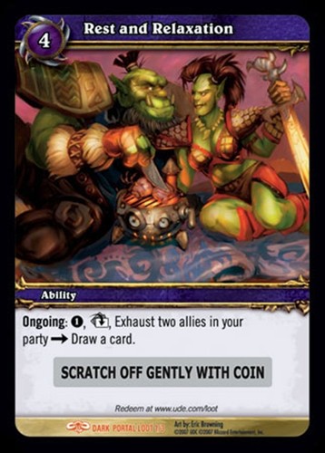 Wow loot card - loot,