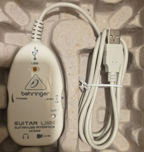 Behringer guitar link ucg102 - guitar,