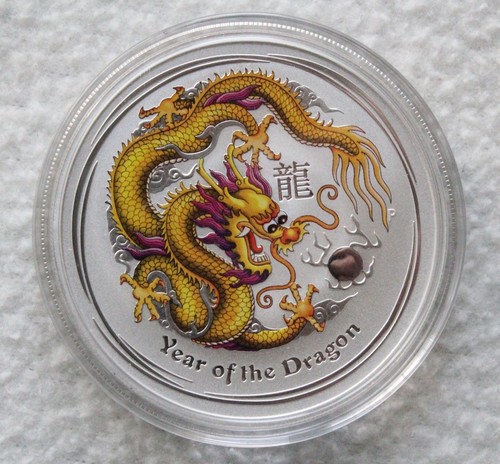 Silber lunar 2012 drache 1 - lunar,