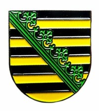 Pin sachsen wappen anstecker - pin,