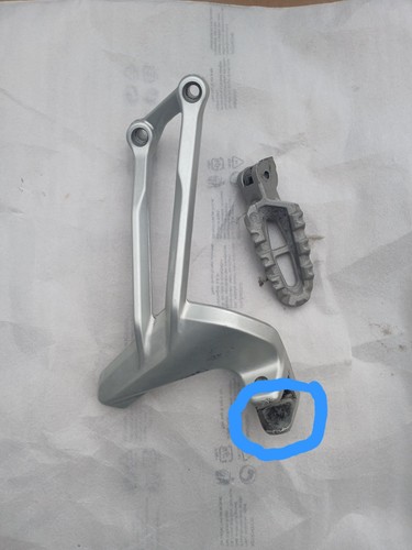 Fußrastenhalter beifahrer - fußrastenhalter,