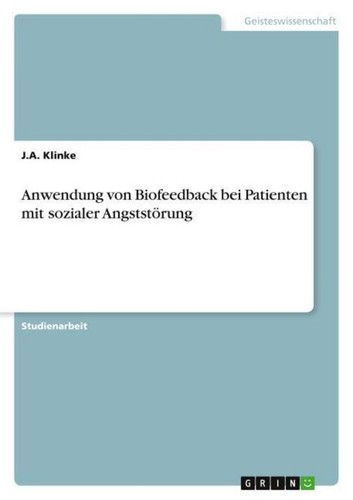 Anwendung von biofeedback - von, bei