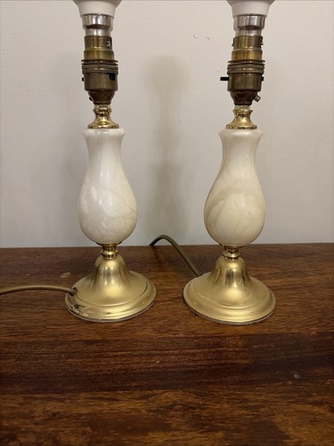 Vintage paar alabaster marmor - vintage,