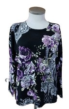 Futura Moda Pulli Blumenprint