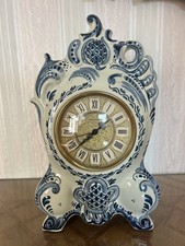 Porzellan Tisch Uhr barock