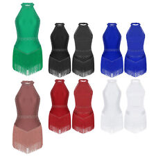 Damen Rückenfrei Tanzkleid