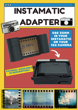 Adapter 126 (35mm Film in Instamatic Kameras verwenden) (Tutorial & Beispiele)