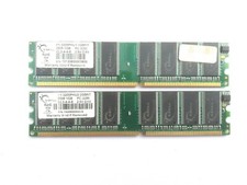 2x 1GB DDR-1 400MHz RAM