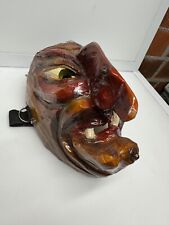 Hexe Hexenmaske Holzmaske Larve Fasnet Fasching Teufel Narrenzunft