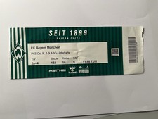 Eintrittskarte Ticket Saison 23/24 Bremen - FC Bayern Debüt Harry Kane + 1. Tor