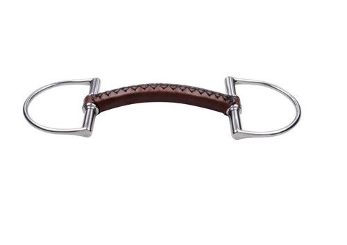 Trust gebiss leder ring - leder, d-ring