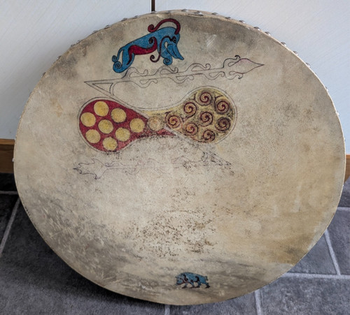 Schamanische ziegenfell - 18",
