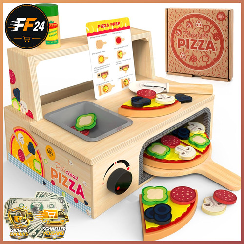 Pizza ofen holzspielzeug 3 - holzspielzeug, ab