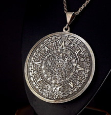 Anhänger 950 Silber Mexiko XXL & Kette - beeindruckend & extravagant 113 Gramm! 