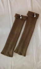 Damen Beinstulpen Beinwärmer Winter Stulpen Gestrickt Strümpfe