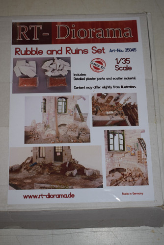 Diorama 35045 rubble - rt-diorama,