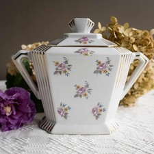 Antique Art Deco Sugar Bowl -