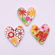  100 Pcs Holzknöpfe Groß