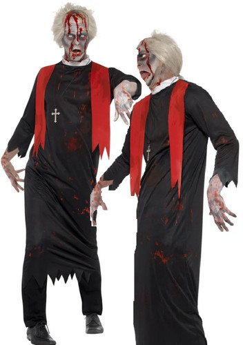 Zombie hoher priester - zombie, kostüm